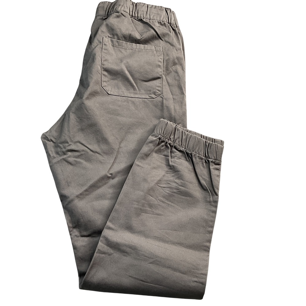 MATCHSTICK Men's Sz Med Dark Gray Jogger Pants Elastic Waist Drawstring‎ Cotton